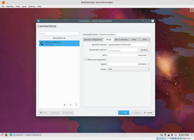 Screenshot van het KDE Connections-venster.