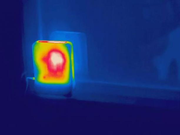 Representación de un enrutador y su uso de energía.