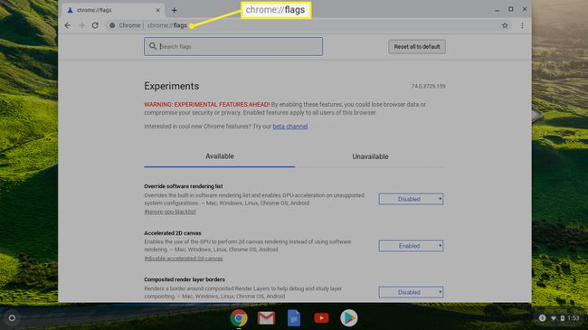 Chrome OS-flagside