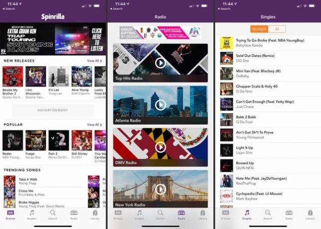 Aplikace Spinrilla pro iPhone