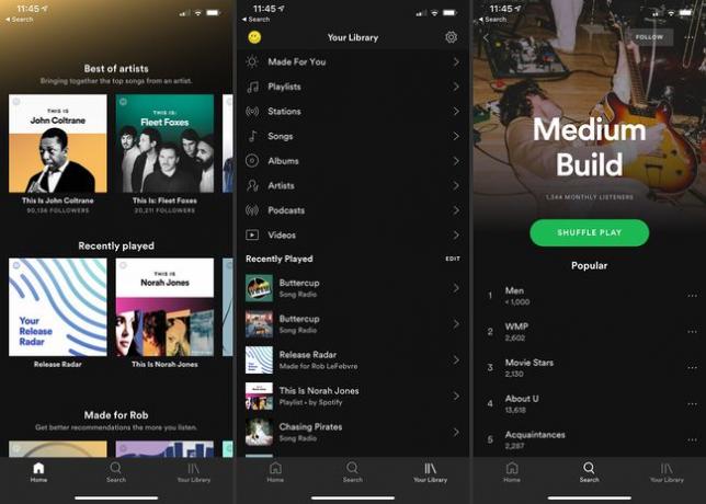 Aplikace Spotify pro iPhone