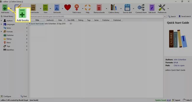 Bücher in Calibre hinzufügen