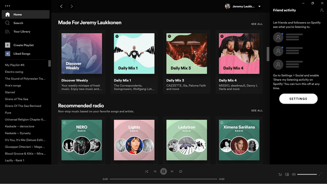 Découvrez Weekly mis en avant dans Spotify.