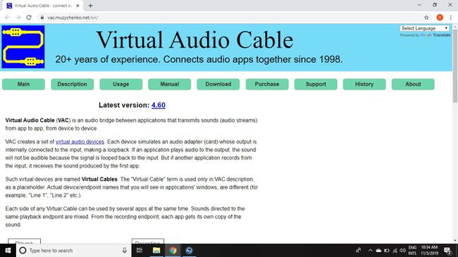 Pobierz i zainstaluj Virtual Audio Cable (VAC).