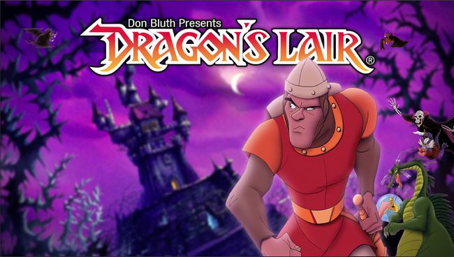Dragon's Lair arkad klassiskt spel på en Android