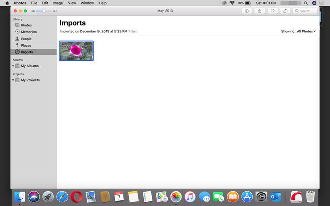 Anzeigen importierter Fotos in Fotos in macOS