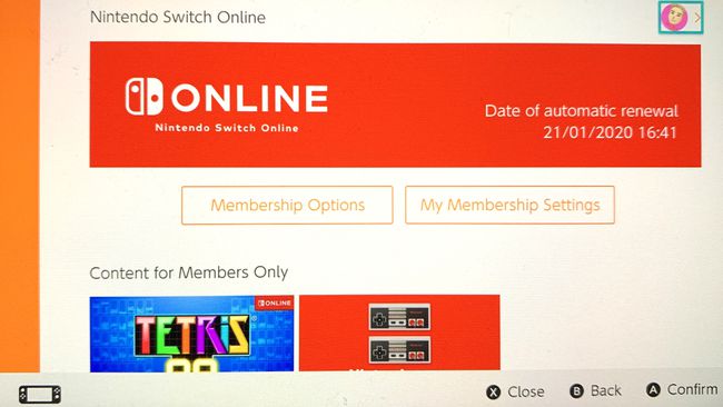 Nintendo eShop u konzoli za videoigre Nintendo Switch.