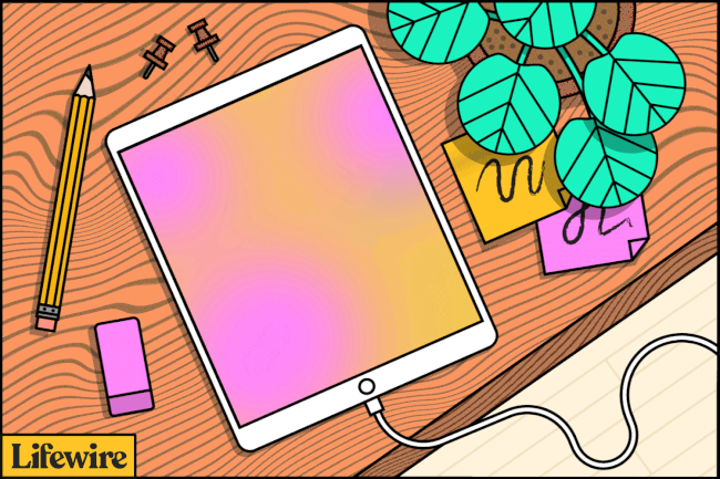 iPadの画面が割れるアニメーションイラスト