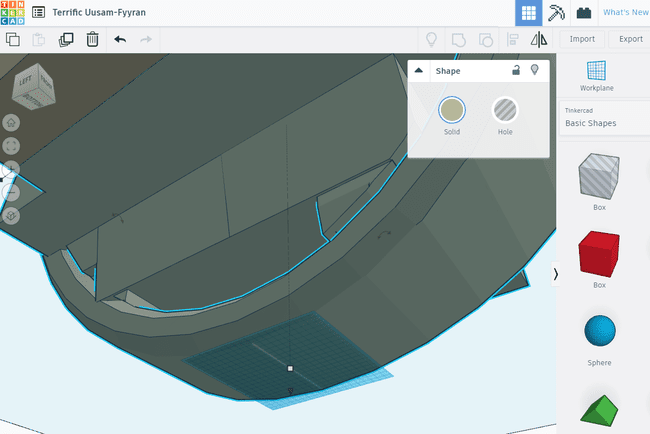 Tinkercad se otevírá 3D kroužkem