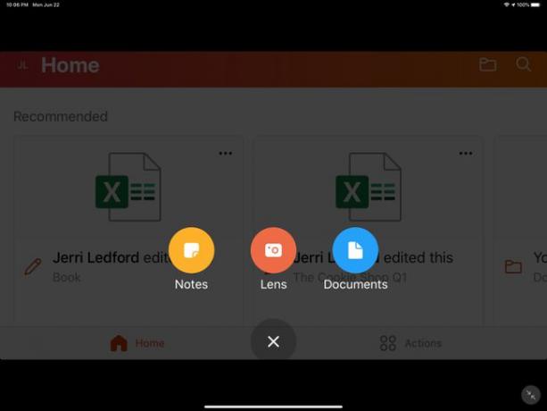 iOS-i jaoks mõeldud Microsoft Office'i valikud.