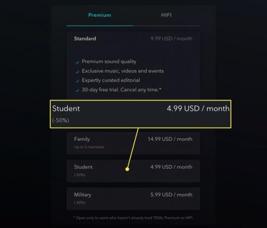 Użytkownicy Tidal mogą otrzymać zniżkę studencką, jeśli spełniają określone kryteria