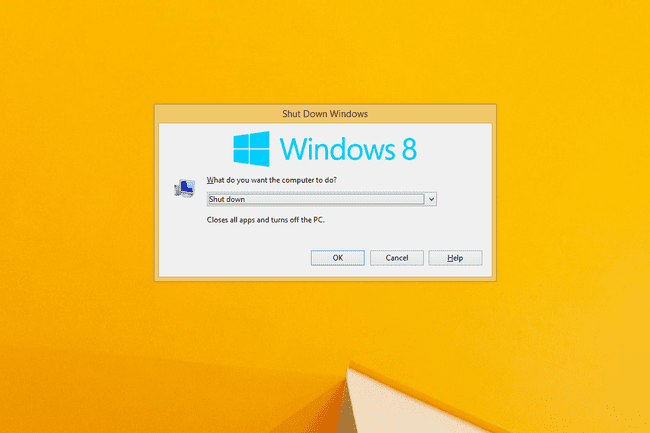 Sulje Windows-näyttö Windows 8:ssa