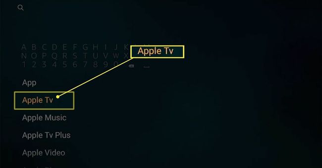 ค้นหา Apple TV ใน Fire TV