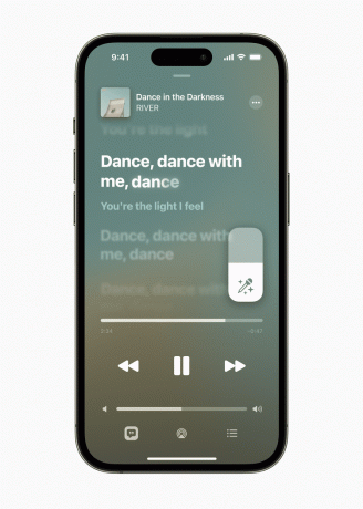 iPhone で Apple Music Sing ボーカルのボリュームコントロールを行う