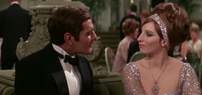 Omar Shariff och Barbara Streisand i " Funny Girl".