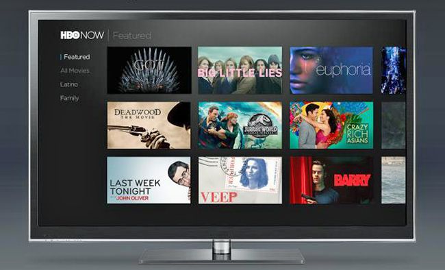 App de streaming HBONow para TV Samsung
