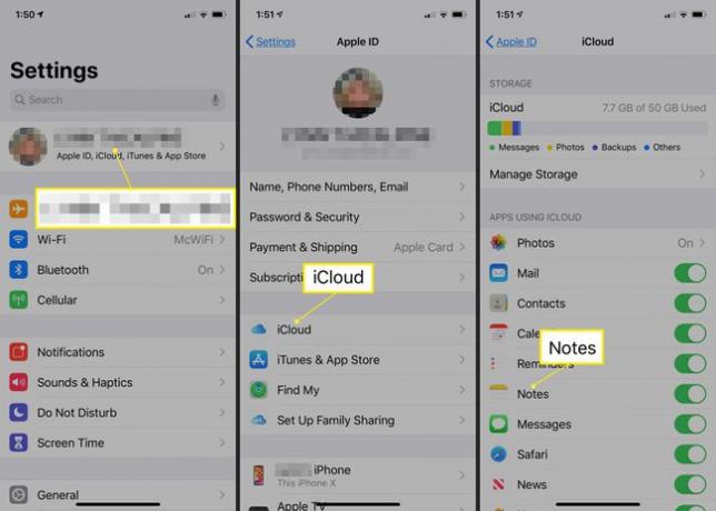 Notizen und iCloud verwenden, um Notizen aus iCloud wiederherzustellen