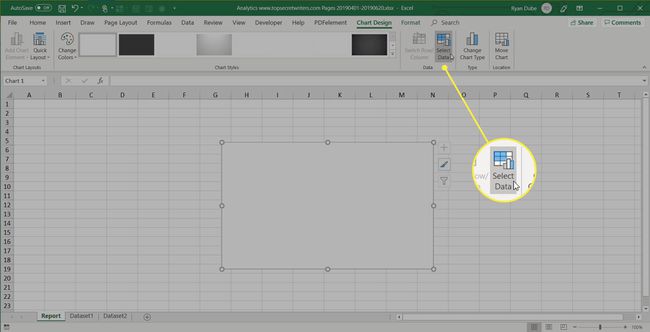 Daten in Excel auswählen