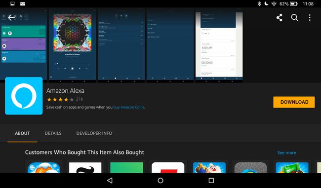 Alexa alkalmazást a Google Play Áruházban