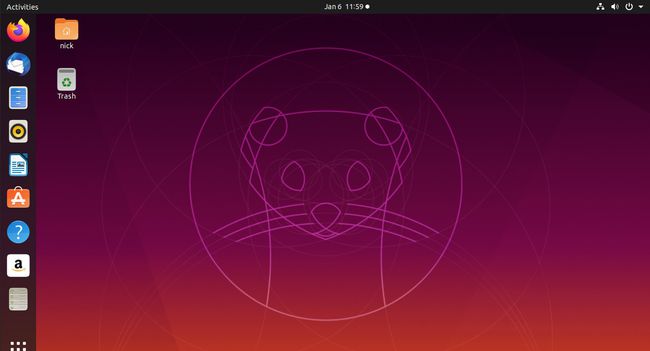 Рабочий стол Ubuntu GNOME