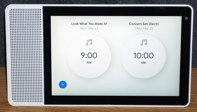 Lenovo Google Smart Display – muusikaalarmid