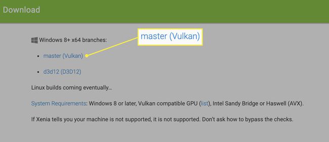 λήψη στιγμιότυπου οθόνης master (Vulkan).