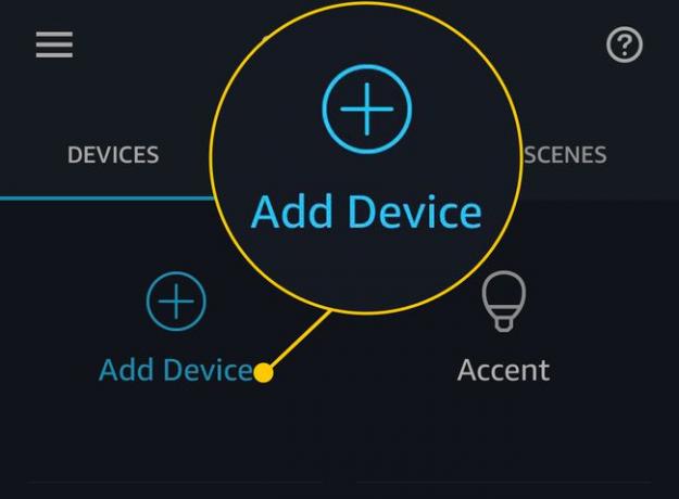 Adăugați dispozitiv în aplicația Alexa