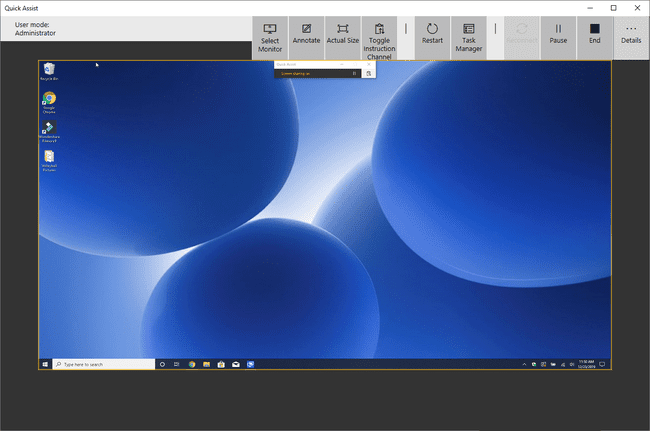 Quick Assist-Remotezugriffstool in Windows 10