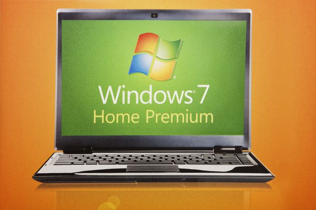 Snímek obrazovky přenosného počítače se systémem Windows 7.