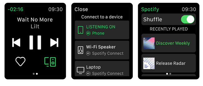 Spotify Apple Watch-ის გართულება