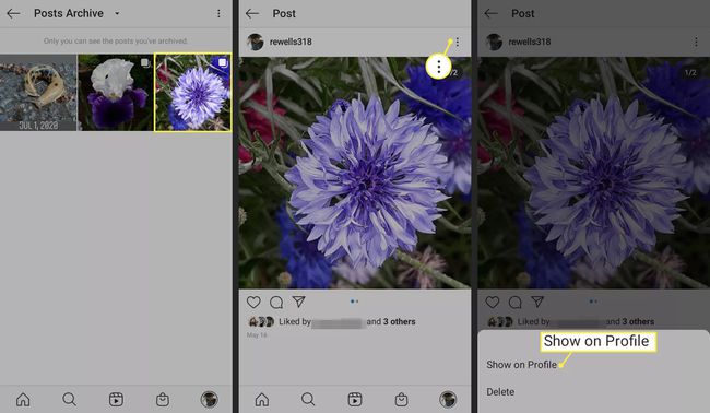 Sådan gør du et arkiveret Instagram-indlæg offentligt igen