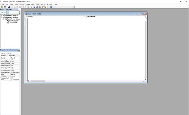 MS Visual Basic rakenduste jaoks Excelis