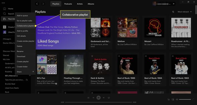 Wspólne listy odtwarzania Spotify.