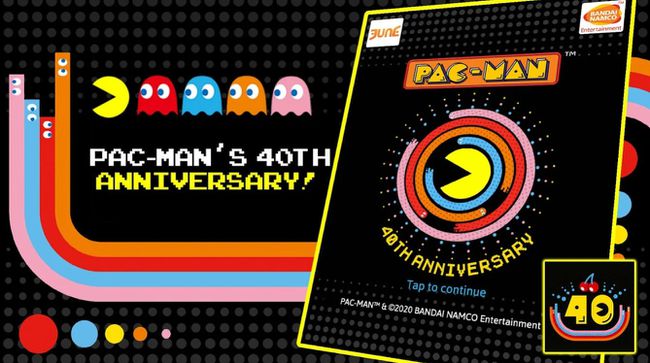 Reklaamkunst 'Pac-Man'ile iOS-is ja Androidis