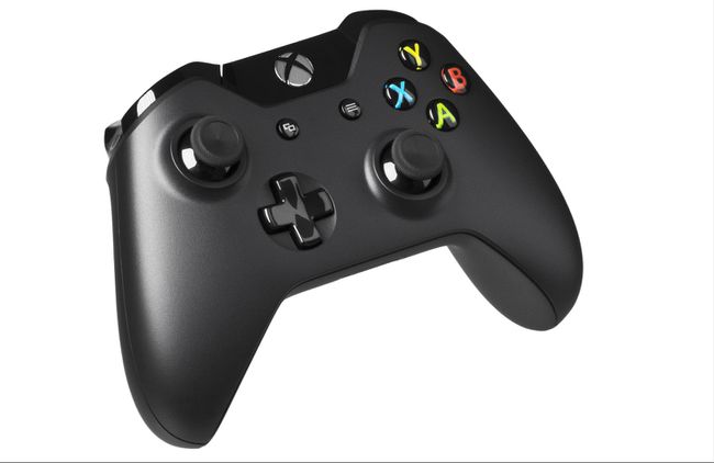 Uma foto do controle do Xbox One.