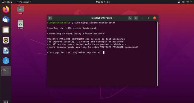 Безопасная установка MySQL на Ubuntu