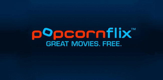 オンライン無料ドキュメンタリー視聴サイトPopcornflixのロゴ。