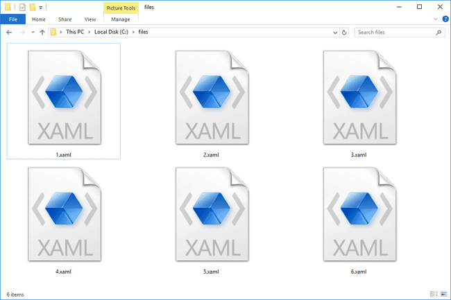 File XAML di Windows 10