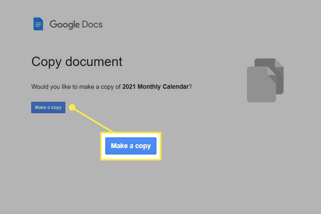Maak een kopieerknop op de google docs-website.