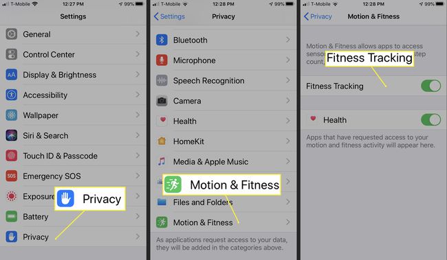 Fitness-Tracking auf dem iPhone aktivieren