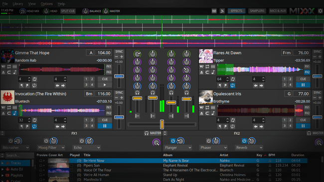 Mixx Software zdarma DJ software