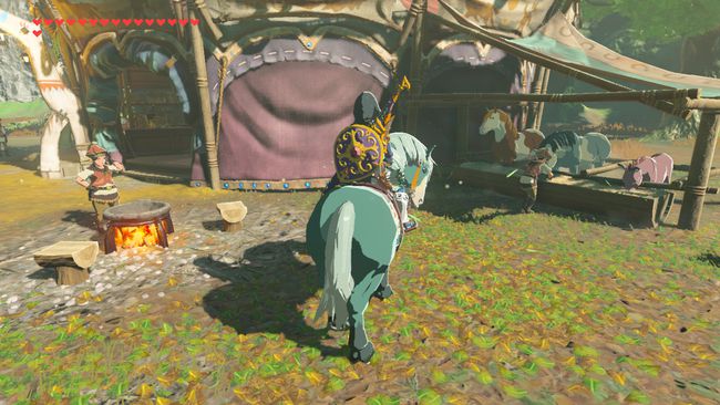 Hevoskäden paikantaminen Zelda: Breath of the Wild -pelissä.