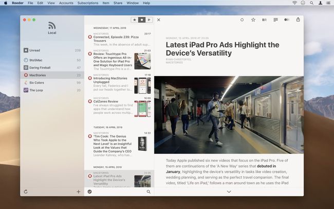 Reeder4 pro macOS