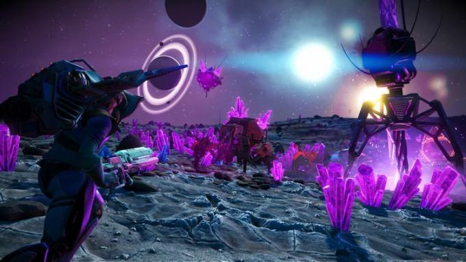 No Man's Sky インターセプターアップデートの破損した惑星