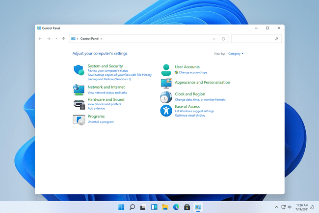 Windows 11 Denetim Masası 