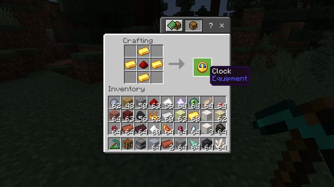 Как да си направим часовник в маса за изработка в Minecraft