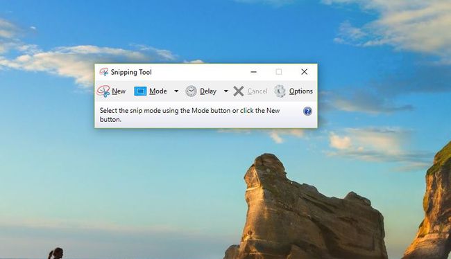Snímek obrazovky nástroje Snipping Tool