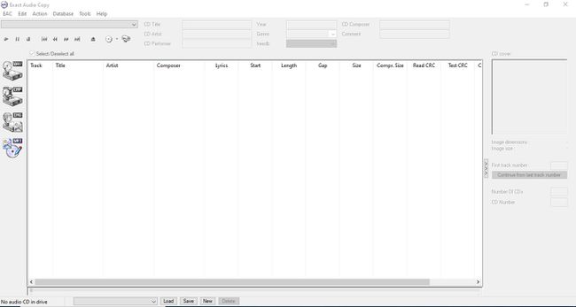 Exact Audio Copy CD-ripsoftware voor Windows