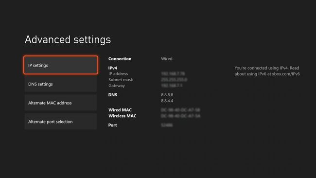 Informacije o naslovu IP na Xbox Series X|S.