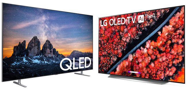 تلفزيون QLED من سامسونج مقابل تلفزيون LG OLED